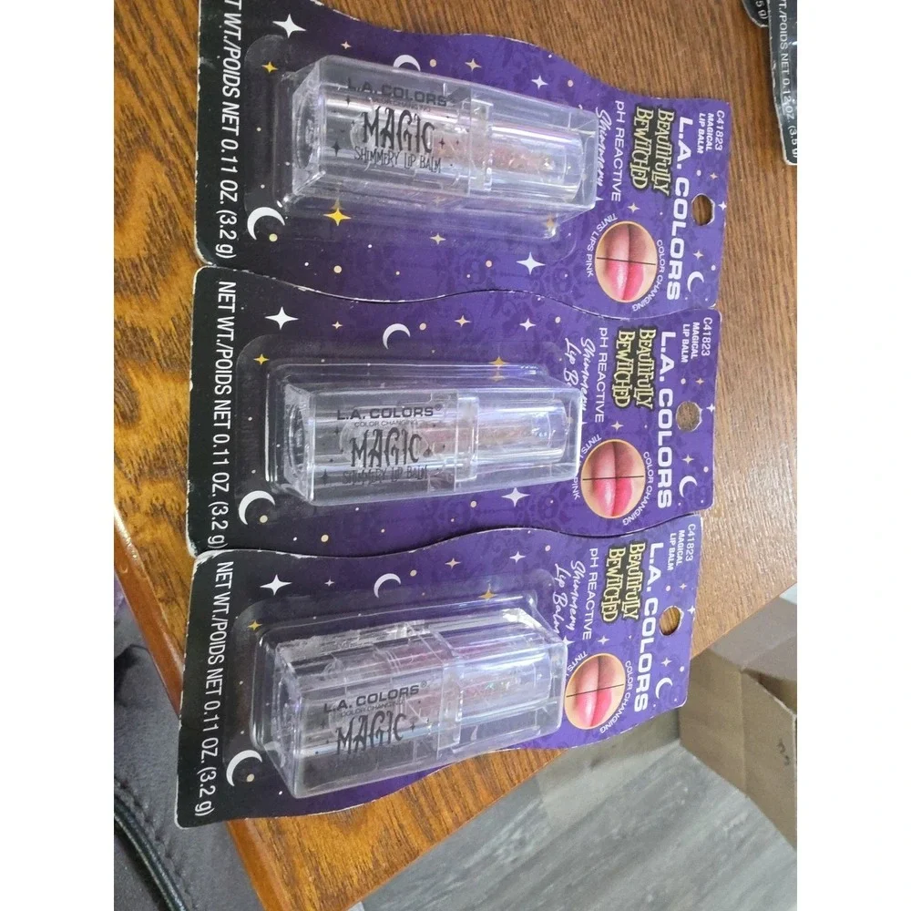 3x L.A. Colors Beautifully‎ Bewitched pH Reactive Shimmering Magical Lip Balm